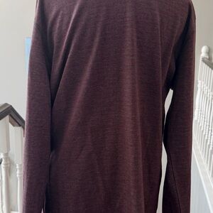 Prana Men's Maroon Long Sleeve Shirt